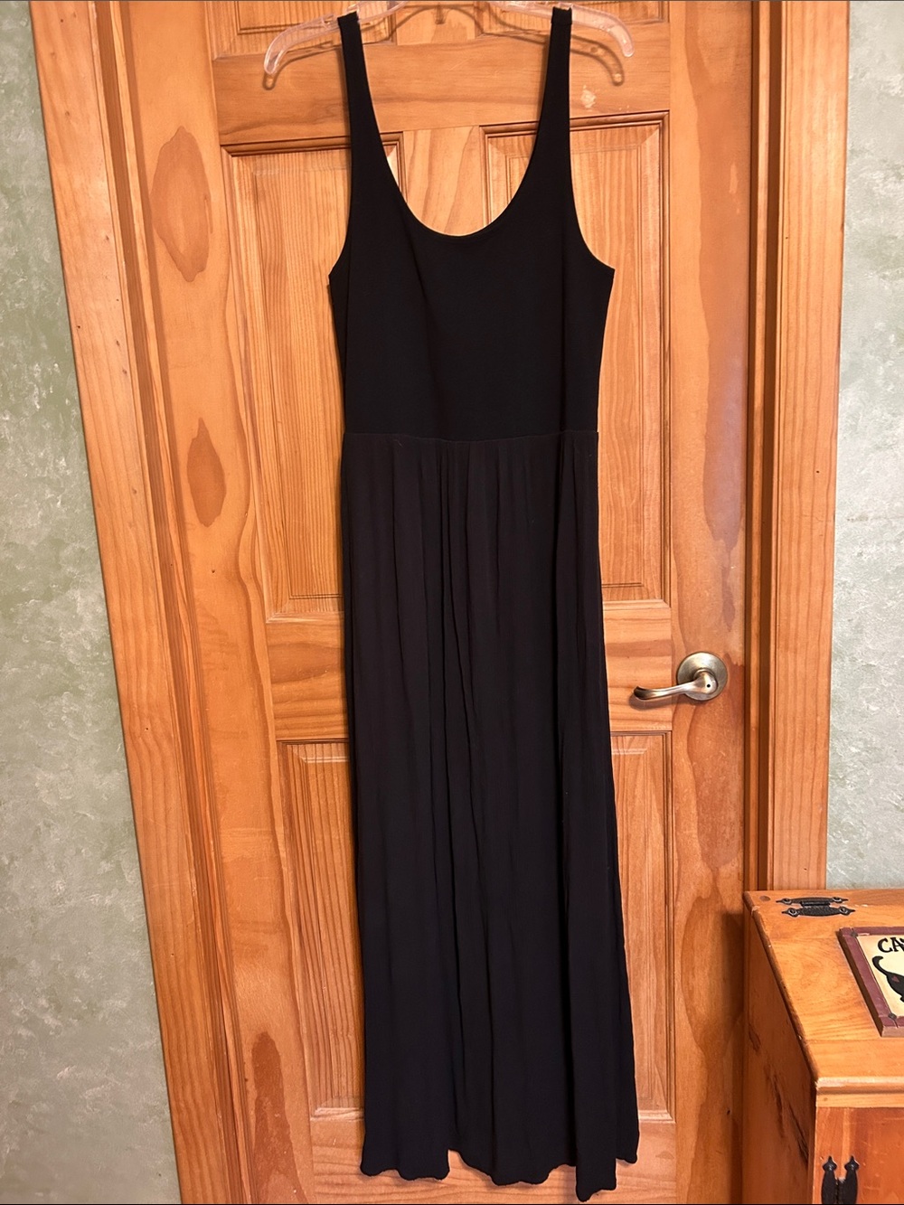 Women’s Black Tank Maxi Dress Size L/XL